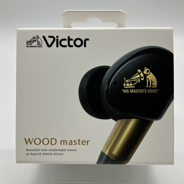 Victor（ビクター） ピアノブラック　未使用 HA-FW5000T-B master WOOD JVC HA-FW5000T-B(ピアノブラック Victor イヤホン