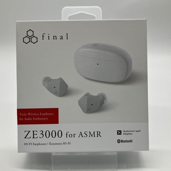 for “ASMRを誘い出す”イヤホン「ZE3000 世界初 ワイヤレスイヤホン ASMR for ZE3000 【未使用未開封】final ASMR」 FUNDINGに GREEN イヤホン