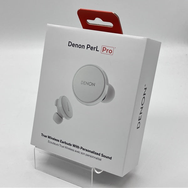 DENON 【中古】PerL Pro True Wireless Earbuds ホワイト【AHC15PLWTEM