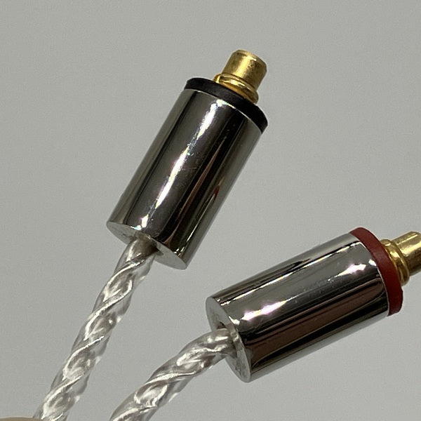 final 【中古】シルバーコートケーブル MMCX 1.2m 3.5mm 【C106