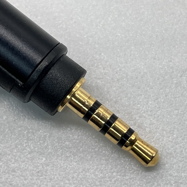 final 【中古】ブラックケーブル MMCX 1.2m 2.5mm 4極バランス 【C112