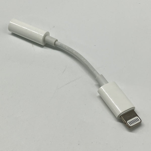 【中古】Lightning - 3.5 mmヘッドフォンジャックアダプタ【秋葉原】