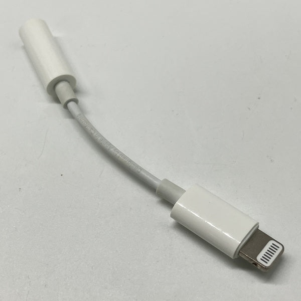 【中古】Lightning - 3.5 mmヘッドフォンジャックアダプタ【秋葉原】