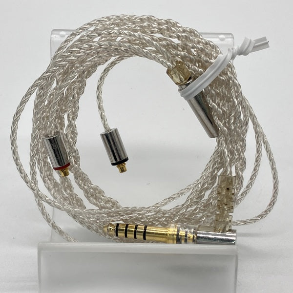 final 【中古】シルバーコートケーブル MMCX 1.2m 4.4mm 5極バランス