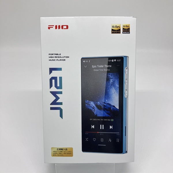 FiiO JM21 ポータブル音楽プレーヤー　訳アリ中古品 FIIO 【中古】JM21 Blue 【FIO-JM21-L】【名古屋】 – e☆イヤホン