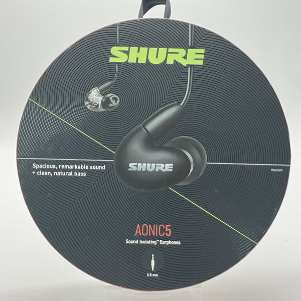 【新品未開封】SHURE AONIC5 ブラック　SE53BABK+UNI-A SHURE 【中古】AONIC5 ブラック 【SE53BABK+UNI-A】【秋葉原】 – e