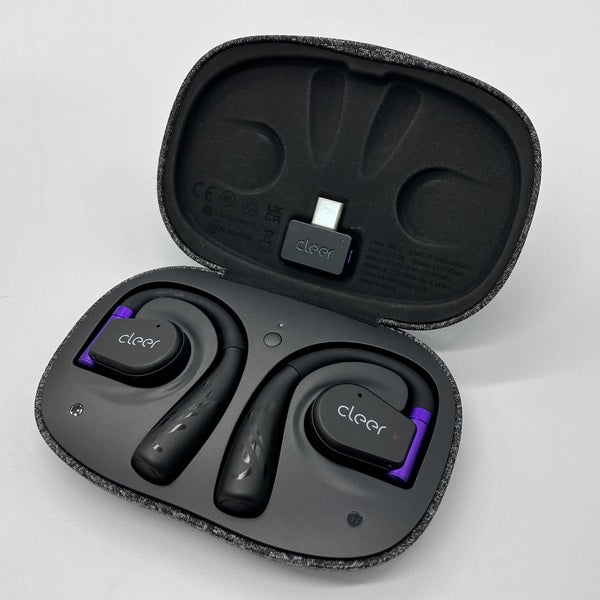 週末値下げ　Cleer CLR-ARC2G-PB ワイヤレスイヤホン Cleer 【中古】ARC II Game Edition Purple&Black 【CLR-ARC2G-PB