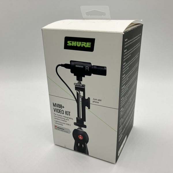 SHURE MV88+ 中古 SHURE 【中古】MV88+ ビデオキット【名古屋】 – e☆イヤホン