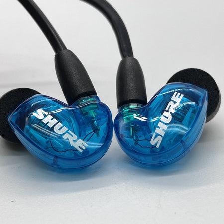 SHURE 【中古】AONIC215 UNI ブルー (Special Edition) 【SE215DYBL+
