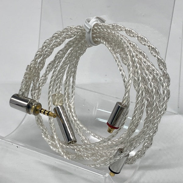 final 【中古】シルバーコートケーブル MMCX 1.2m 2.5mm 4極バランス