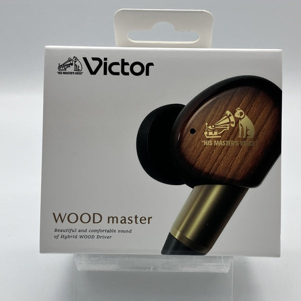 Victor WOOD master ワイヤレスイヤホン　サンバースト中古品 Victor 【中古】WOOD master HA-FW5000T-T サンバーストブラウン