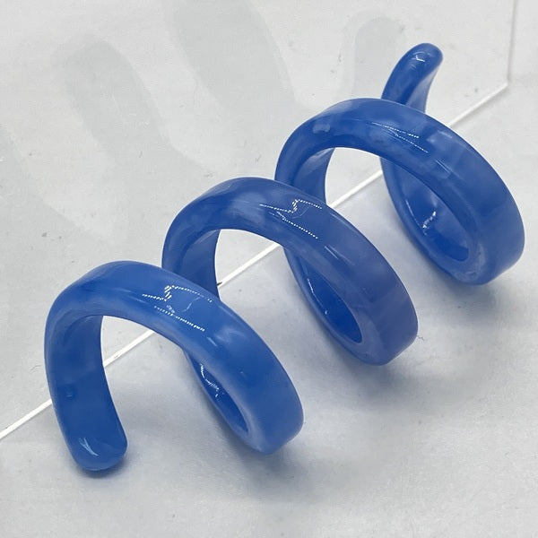 【中古】くるくる マーブル ホワイトブルー (M) ＜ケーブル留アクセサリ＞【秋葉原】