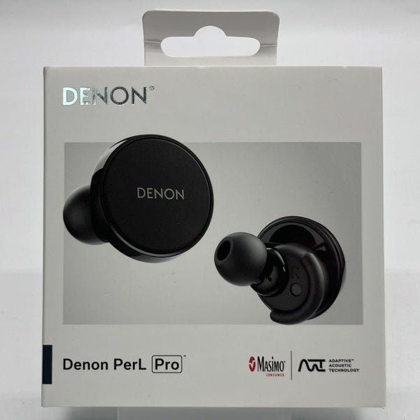 DENON 【中古】PerL Pro True Wireless Earbuds ブラック【AHC15PLBKEM