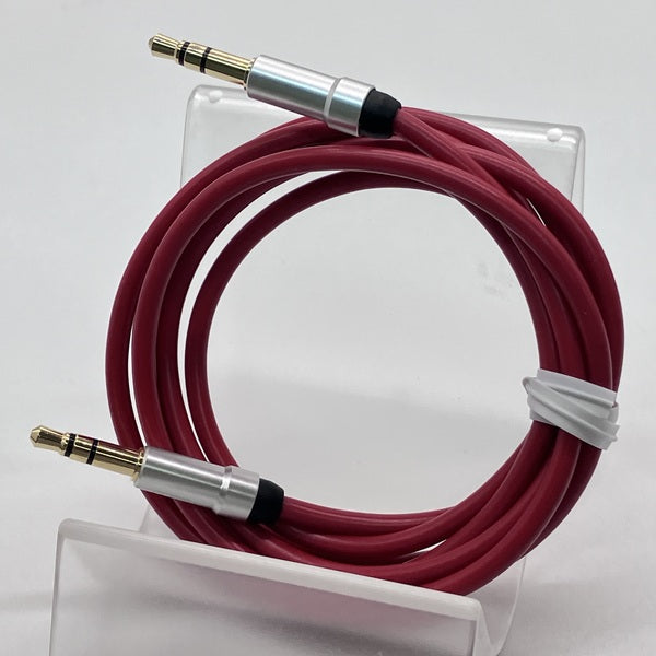 【中古】onso 3.5mm-3.5mm ステレオヘッドホンケーブル レッド 【hpcs_b1_ub33_rd_120】【秋葉原】