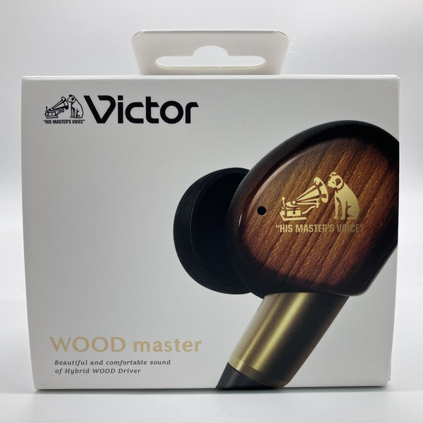 Victor WOOD master ワイヤレスイヤホン　サンバースト中古品 Victor 【中古】WOOD master HA-FW5000T-T サンバーストブラウン