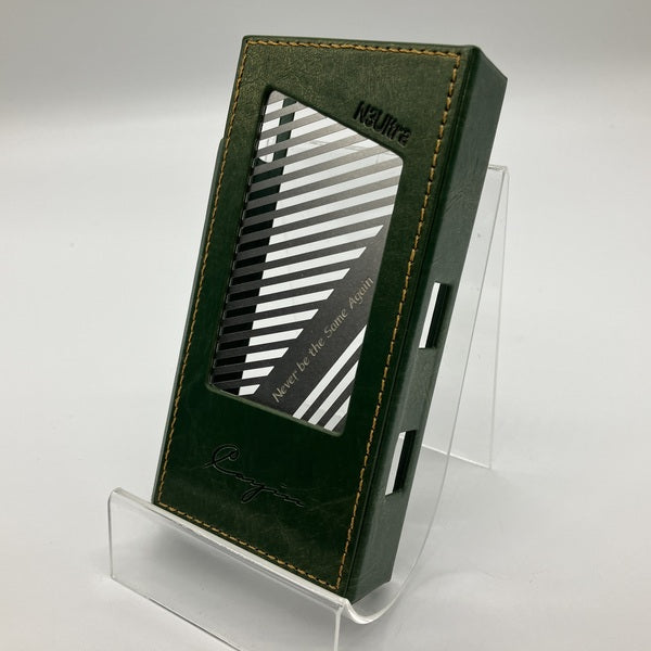 Cayin N3 Ultra 純正ケース（グリーン）、ダストプラグ（3.5㎜）付 Cayin 【中古】N3Ultra用純正レザーケース グリーン【名古屋】 – e