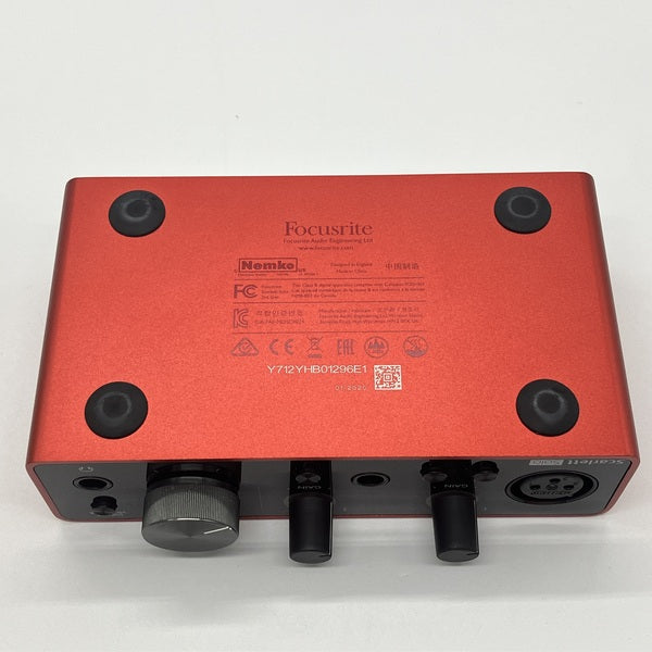 Focusrite Scarlett Solo 中古品 Focusrite 【中古】Scarlett Solo 3rd Gen【秋葉原】 – e☆イヤホン