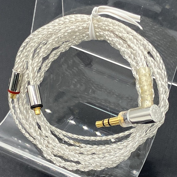 【中古】シルバーコートケーブル MMCX 1.2m 3.5mm  【C106 MS12AZCLEH】【名古屋】