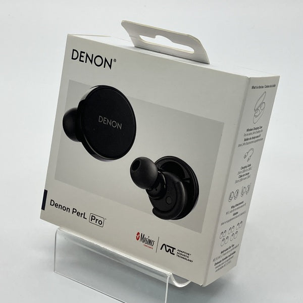 DENON 【中古】PerL Pro True Wireless Earbuds ブラック【AHC15PLBKEM
