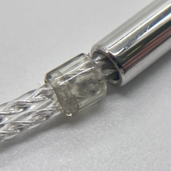 final 【中古】シルバーコートケーブル MMCX 1.2m 4.4mm 5極バランス