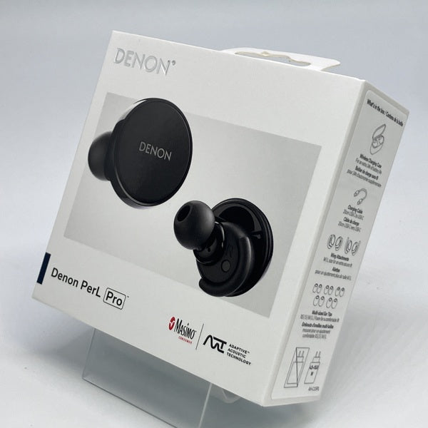 DENON 【中古】PerL Pro True Wireless Earbuds ブラック【AHC15PLBKEM