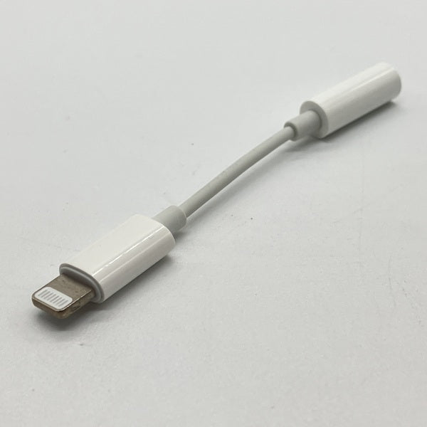 【中古】Lightning - 3.5 mmヘッドフォンジャックアダプタ【秋葉原】