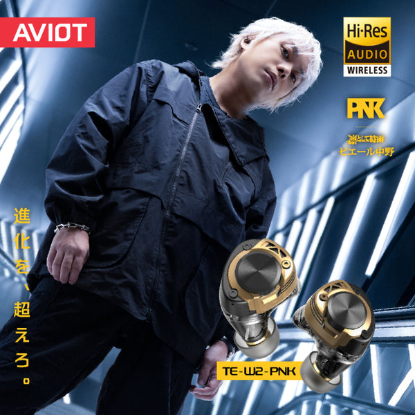 AVIOT TE-W2 ピエール中野コラボモデル【TE-W2-PNK】 – e☆イヤホン
