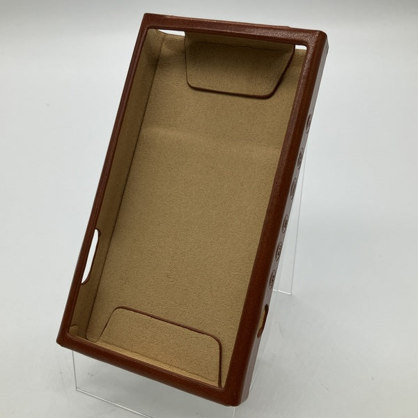 【中古】NW-ZX700シリーズ用 オープンタイプレザーケース ブラウンオレンジ【秋葉原】