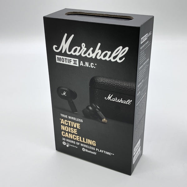 Marshall Motif II A.N.C. ワイヤレスイヤホン　ジャンク Marshall 【中古】Motif II ANC Black【秋葉原】 – e☆イヤホン