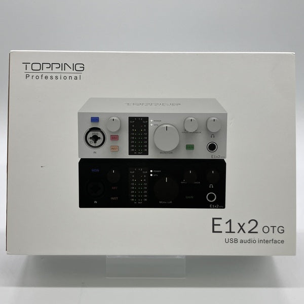 TOPPING Professional 【中古】E1x2 OTG White【日本橋】 – e☆イヤホン