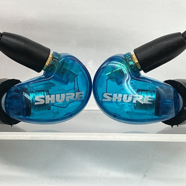 SHURE 【中古】SE215SPE ブルー UNIケーブル付属【SE215SPE-B-UNI-A
