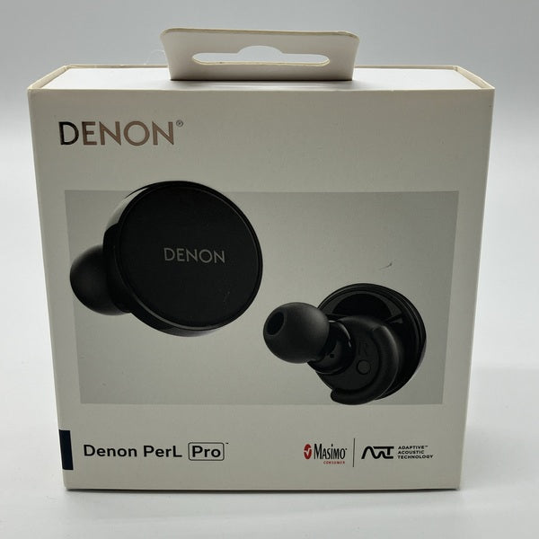 【中古品】DENON PerL Pro ブラック DENON 【中古】PerL Pro True Wireless Earbuds ブラック【AHC15PLBKEM