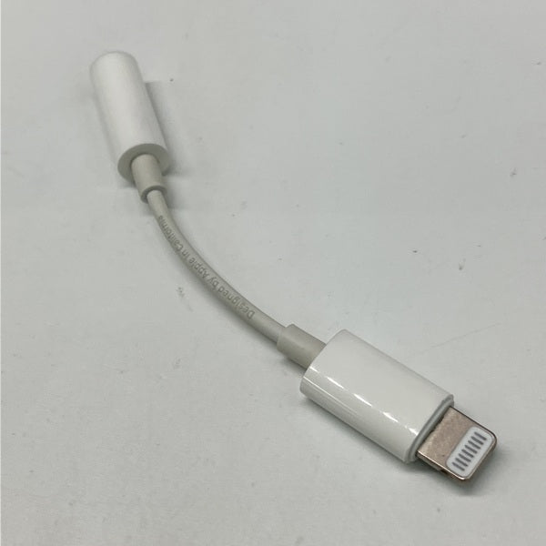 【中古】Lightning - 3.5 mmヘッドフォンジャックアダプタ【秋葉原】
