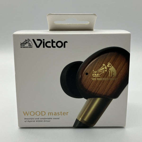 victor wood master イヤホン　サンバーストブラウン 極美品 Victor 【中古】WOOD master HA-FW5000T-T サンバーストブラウン