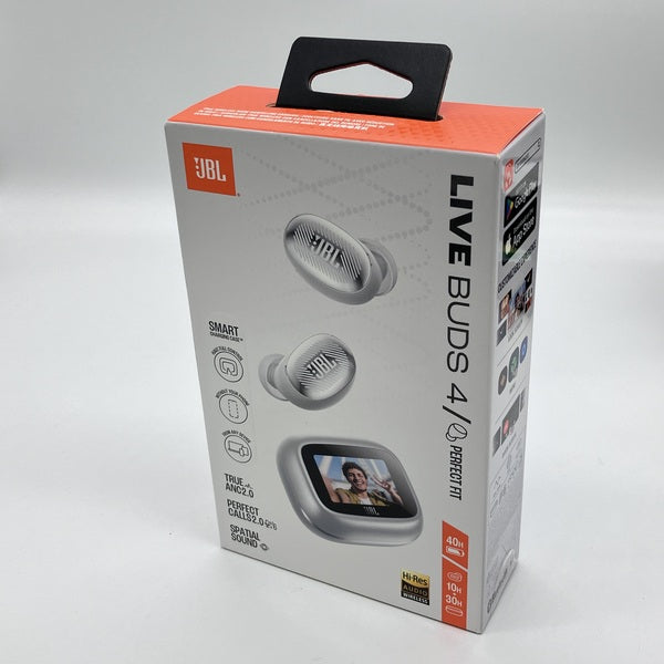 JBL 【中古】Live Buds 4 シルバー【JBLLIVEBUDS4SIL】【秋葉原】 – e