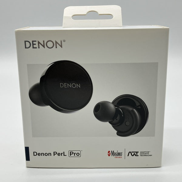DENON 【中古】PerL Pro True Wireless Earbuds ブラック【AHC15PLBKEM