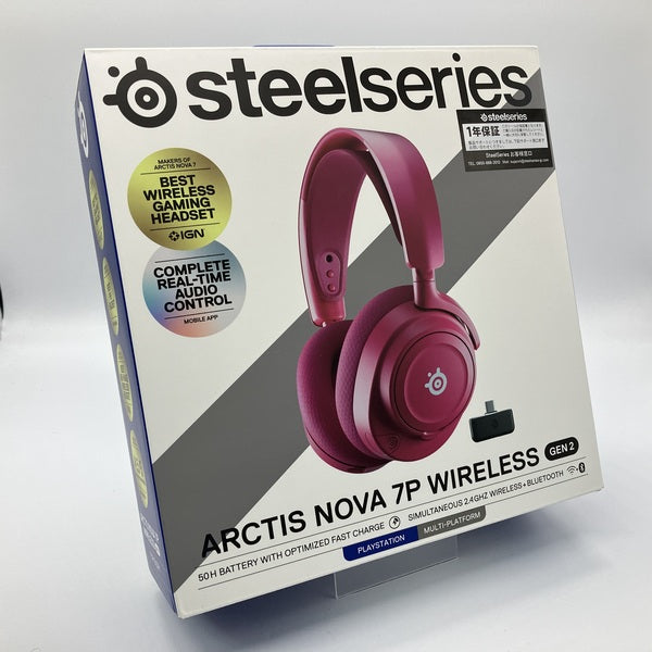 SteelSeries 【中古】Arctis Nova 7P Wireless Gen 2 Magenta【秋葉原