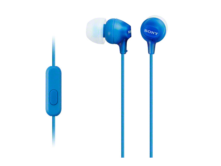 ソニー SONY イヤホン MDR-EX150AP : カナル型 リモコン・マイク付き ピン