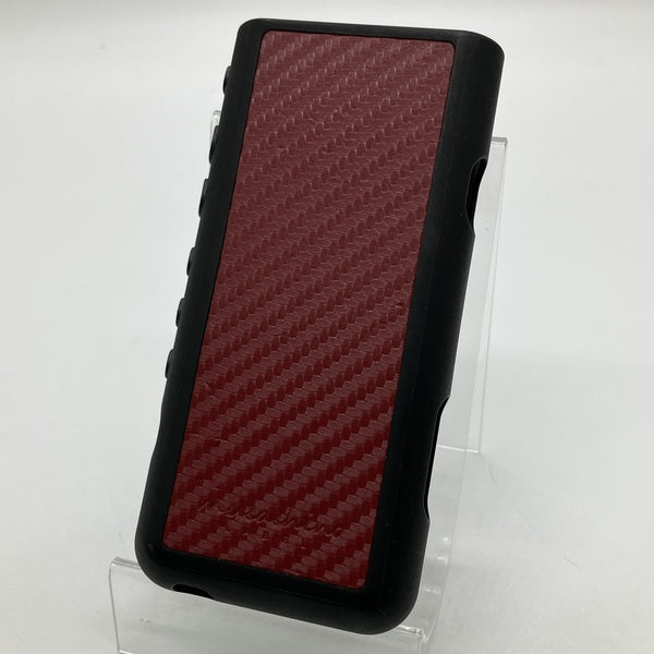 【中古】NW-ZX500シリーズ用フルアーマーケース（ハイブリッドソフトケース）ブラック/カーボンワインレッド 【CP-NWZX50C2/BWR】【日本橋】