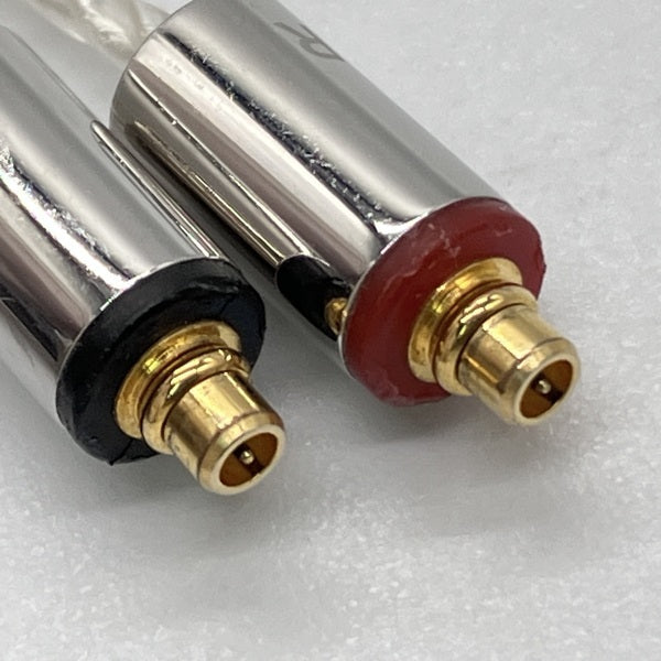 final 【中古】シルバーコートケーブル MMCX 1.2m 3.5mm 【C106
