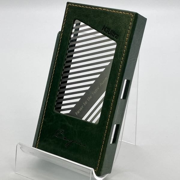 【中古】N3Ultra用純正レザーケース グリーン【日本橋】