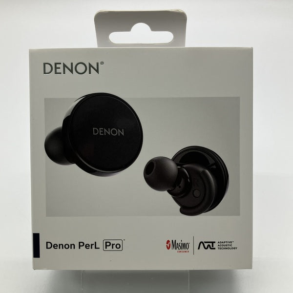 DENON 【中古】PerL Pro True Wireless Earbuds ブラック【AHC15PLBKEM
