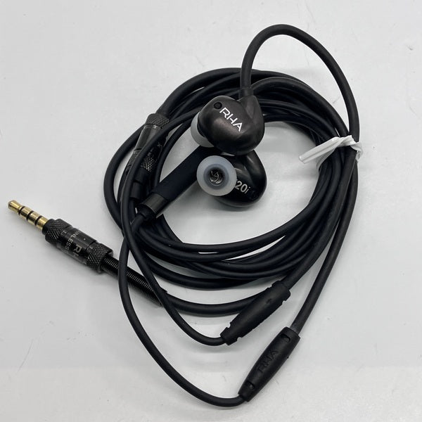 RHA T20i 有線イヤホン ブラック RHA 【中古】T20i Black【日本橋】 – e☆イヤホン