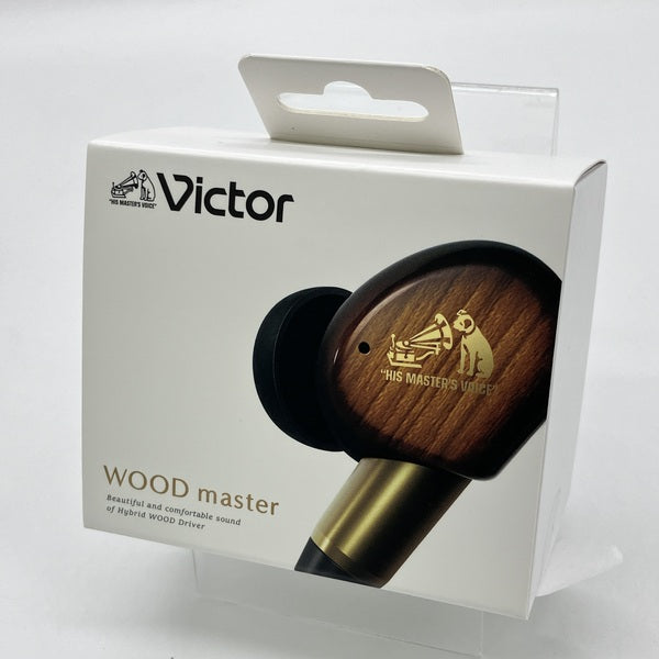 Victor WOOD master ワイヤレスイヤホン　サンバースト中古品 Victor 【中古】WOOD master HA-FW5000T-T サンバーストブラウン