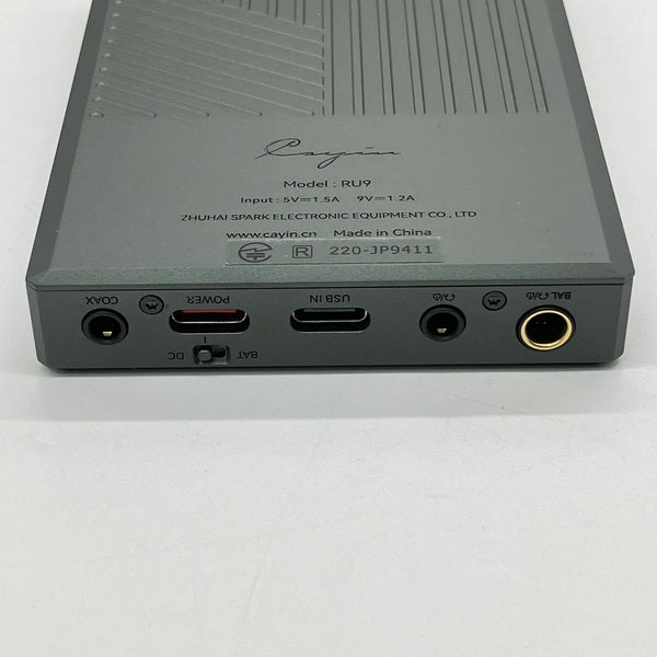 Cayin 【中古】RU9 ポータブルNutube USB DAC/アンプ【日本橋】 – e