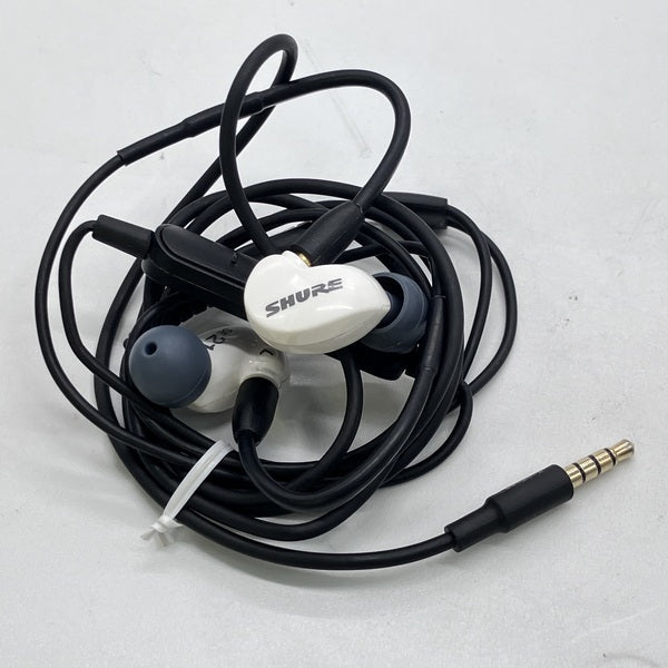 SHURE 【中古】SE215SPE ホワイト UNIケーブル付属【SE215SPE-W-UNI-A