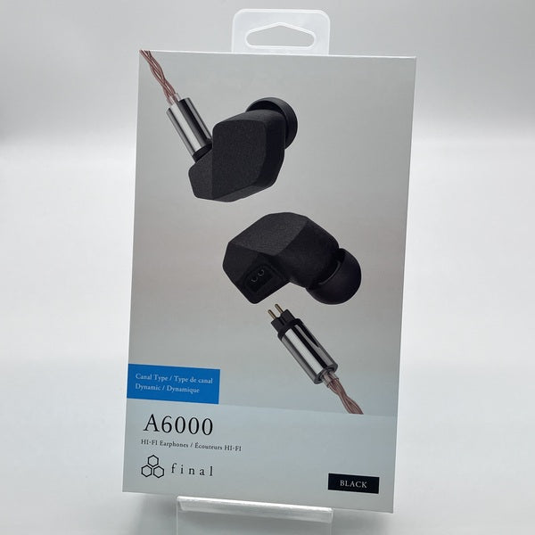 final A6000 ブラック 有線イヤホン 未開封 A6000 (アウトレット品