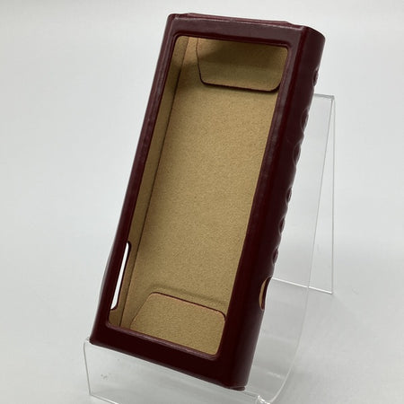 musashino LABEL 【中古】NW-ZX300用プレミアムレザーケース ワイン