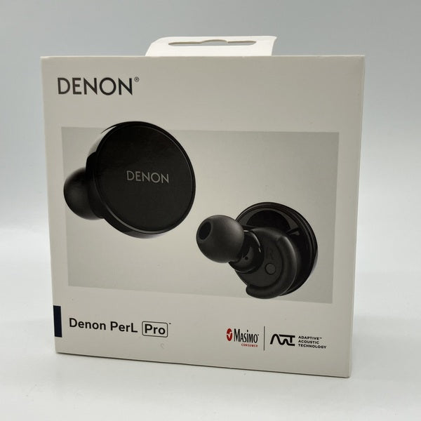 中古　Denon PerL Pro ワイヤレスイヤホン DENON 【中古】PerL Pro True Wireless Earbuds ブラック【AHC15PLBKEM