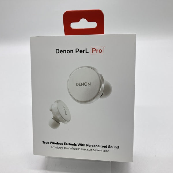 中古　Denon PerL Pro ワイヤレスイヤホン DENON 【中古】PerL Pro True Wireless Earbuds ホワイト【AHC15PLWTEM